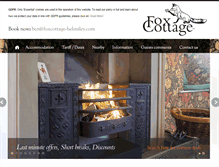 Tablet Screenshot of foxcottage-helmsley.com